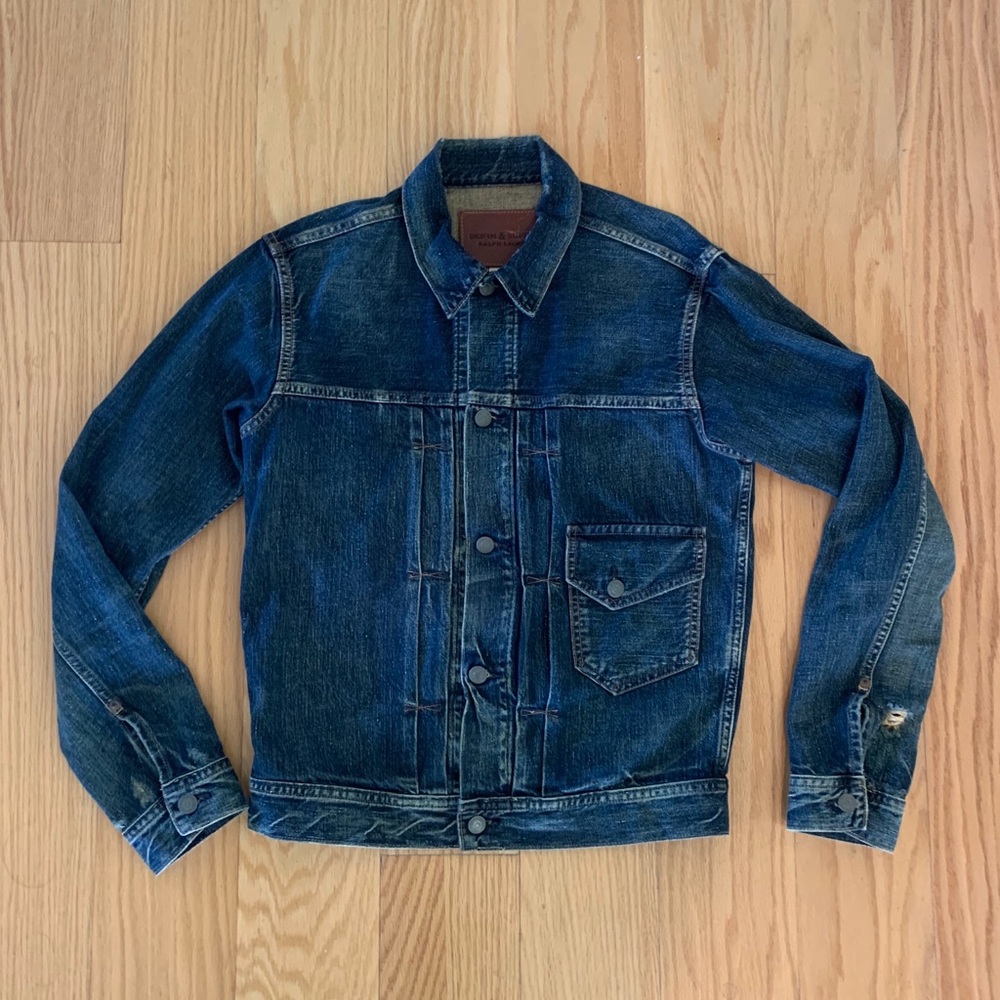 Ralph Lauren Denim Supply Type I Denim Jacket Sz S